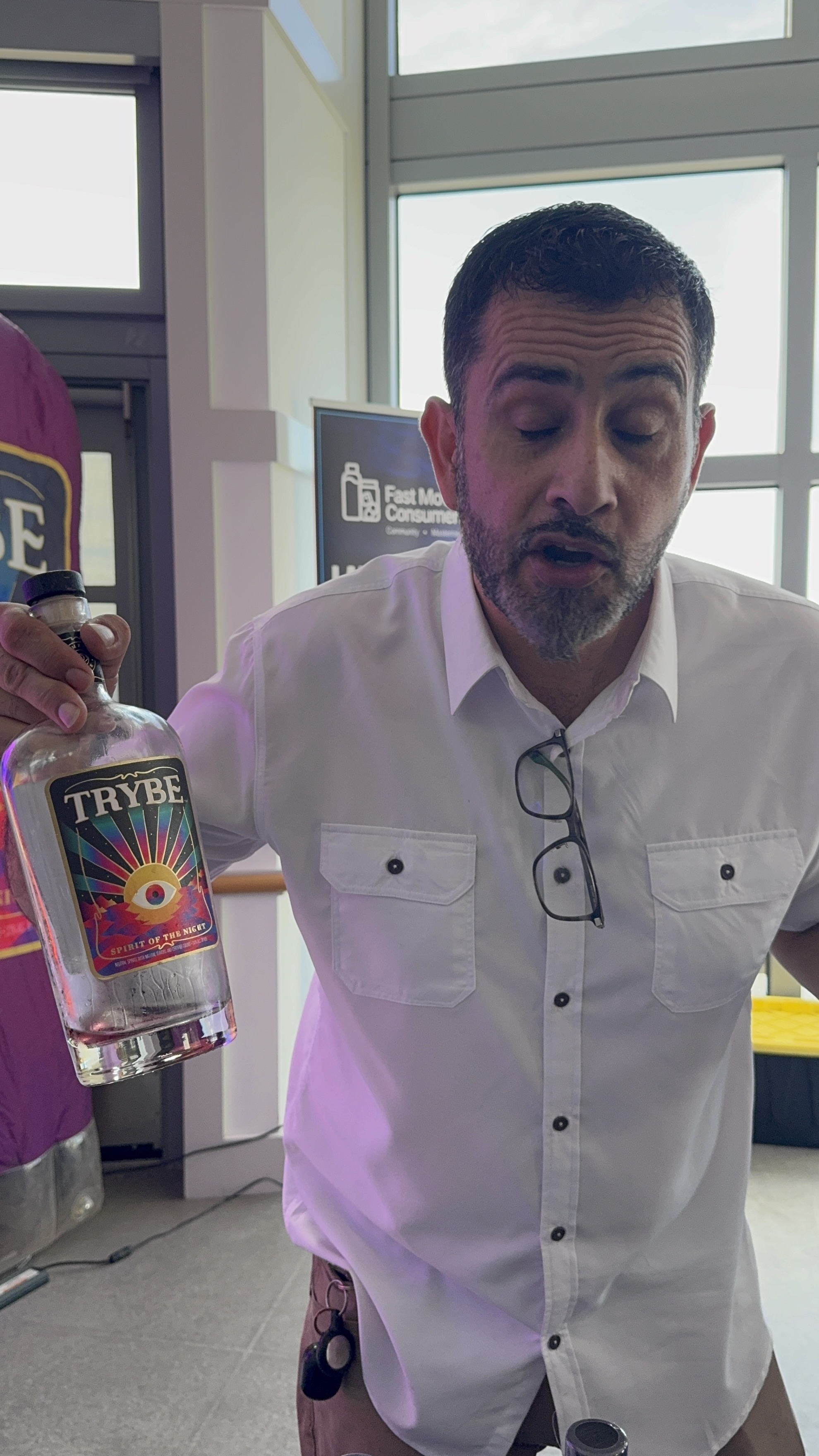 TRYBE spirits bottle at the San Diego Spirits Festival 2026